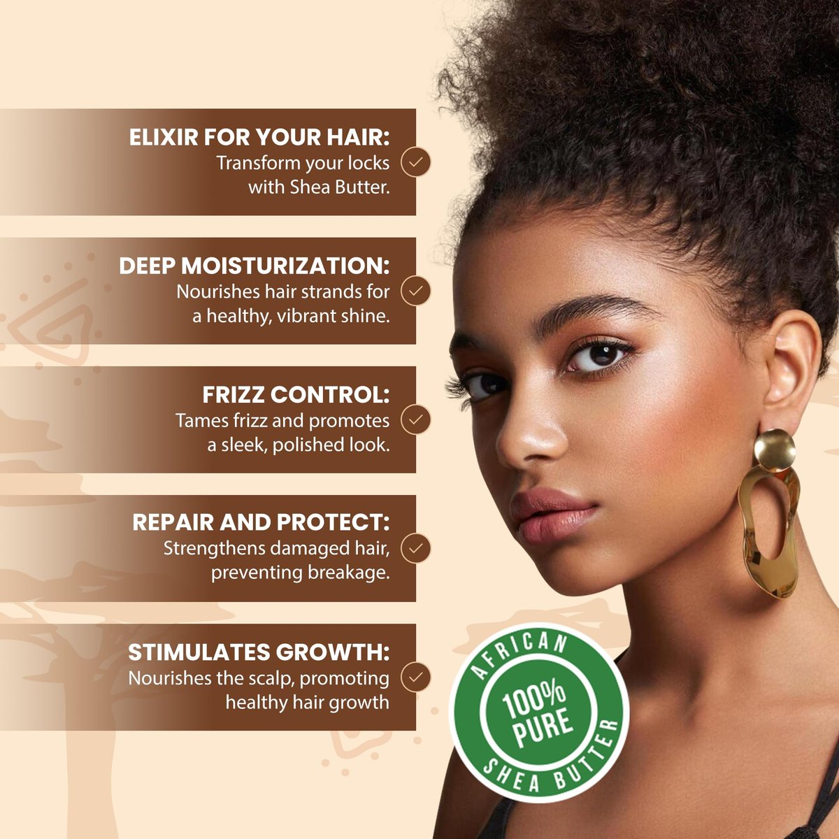 Plant Guru Rohe afrikanische Sheabutter 16 oz – 100% rein, natürlich, unraffiniert, Elfenbein – Ideale Feuchtigkeitscreme für trockene Haut, Körper, Gesicht und Haarwachstum – Perfekt für DIY Seifen- und Lippenbalsamherstellung