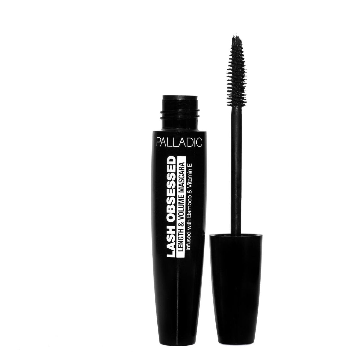 Palladio Lash Obsessed Mascara – Extreme Definition & Verlängerung, Volumen & Fülle, gleichmäßiger Auftrag, natürliche Verlängerung, kein Verschmieren, ganztägiger Halt, Schwarz