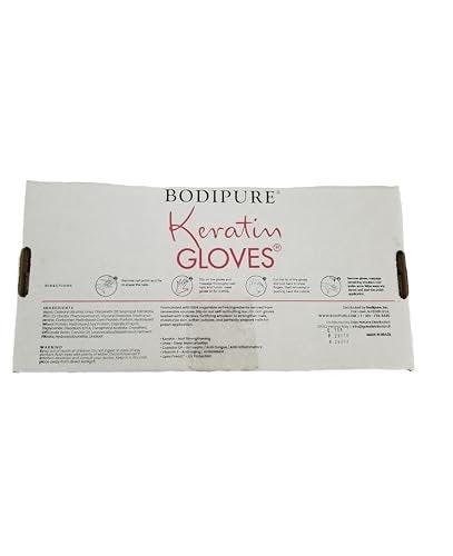 Bodipure All-in-One feuchtigkeitsspendende Handmaske mit Keratin & Vitamin E – 50 Paar für trockene, rissige Hände