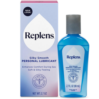 Replens Silky Smooth Gleitmittel auf Silikonbasis – Duftfrei, langanhaltend, 80 ml