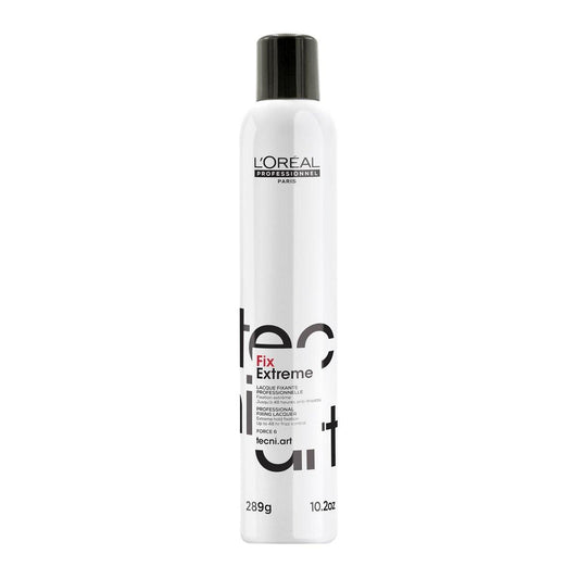 L'Oréal Professionnel Paris Fix Extreme Lacquer – Starker Halt Haarspray für alle Haartypen, Anti-Frizz und Glanz, 10,2 Unzen