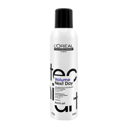 L'Oréal Professionnel Paris Volume Next Day Texture Haarspray – Leichter Halt & Textur, mattierender Finish, für alle Haartypen, 200 ml