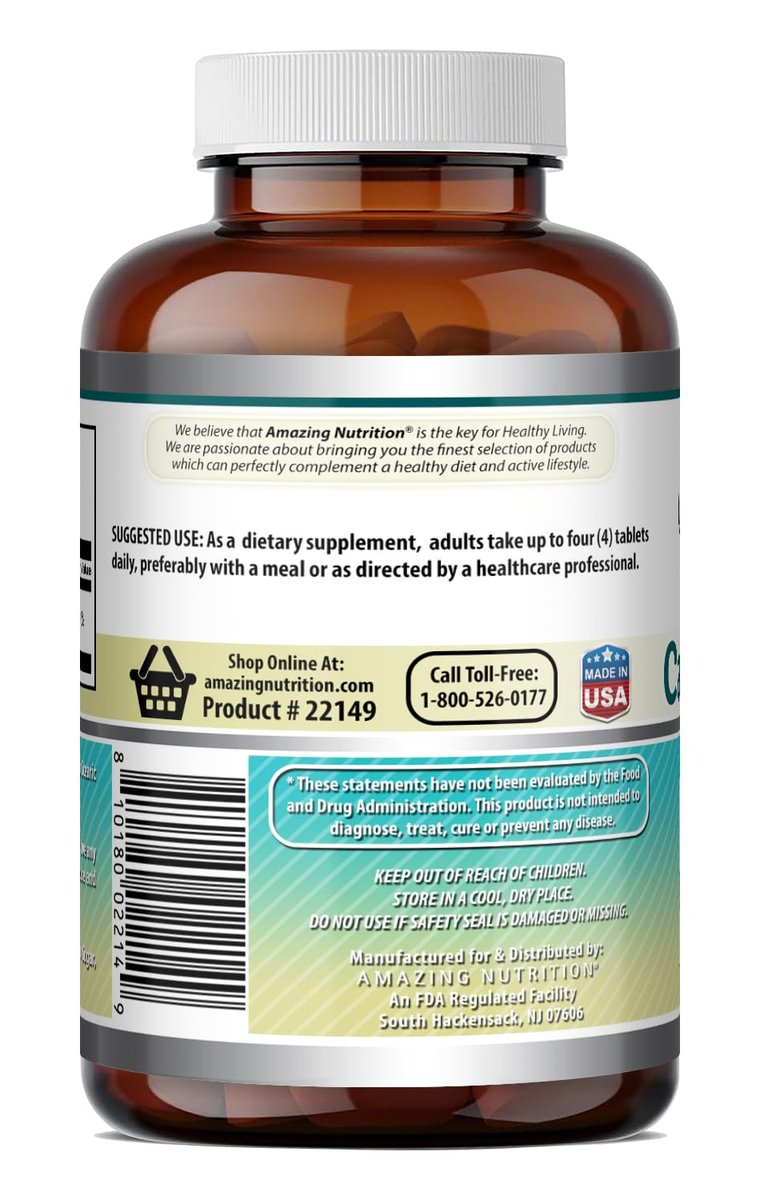 Amazing Formulas Calcium Citrat 1000 mg | Tabletten | Nahrungsergänzungsmittel | Non-GMO | Glutenfrei | Hergestellt in den USA (1 Packung, 240 Stück)