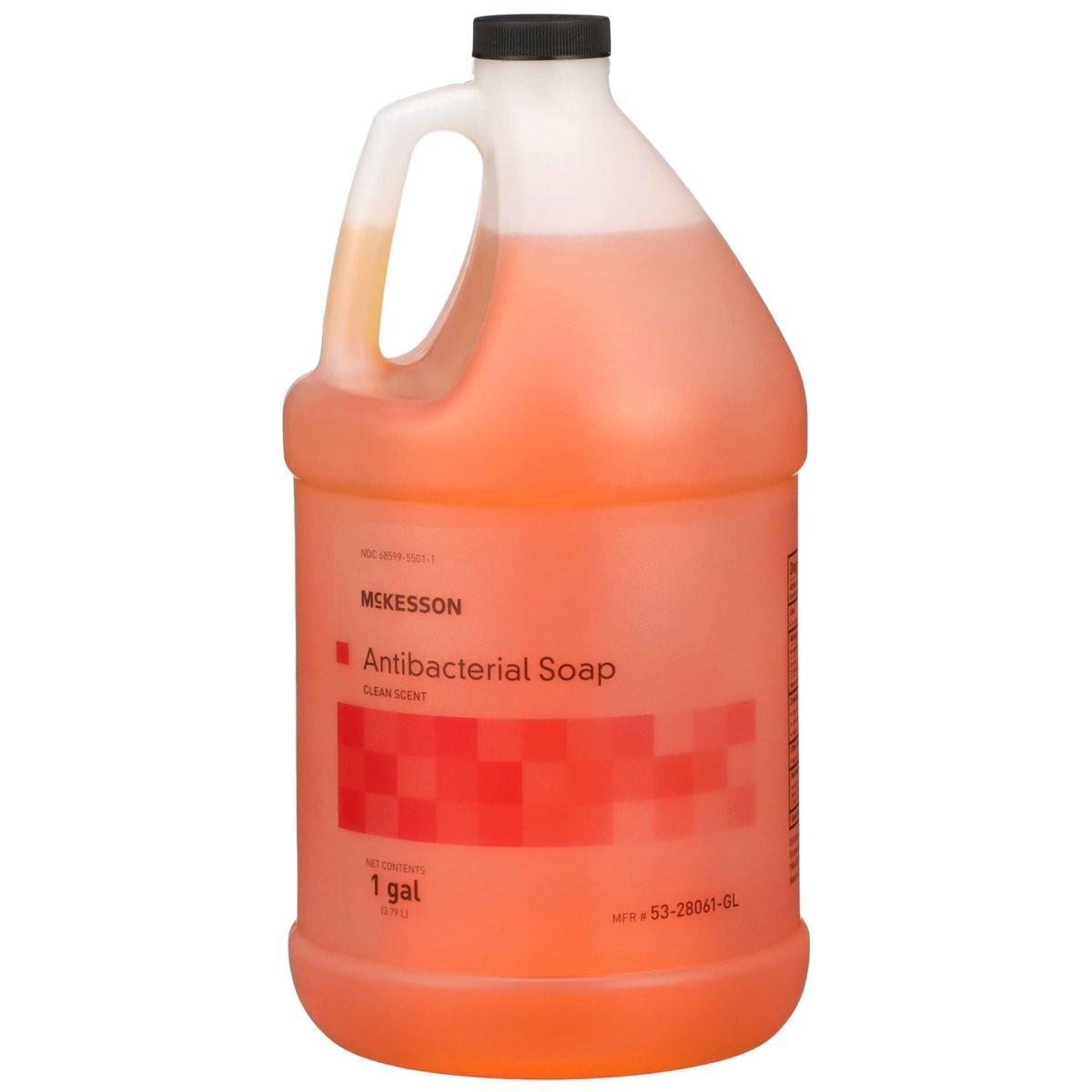 McKesson Antibakterielle Flüssigseife, 3,78 Liter (1 Gallone) Nachfüllpackung, sauberer Duft