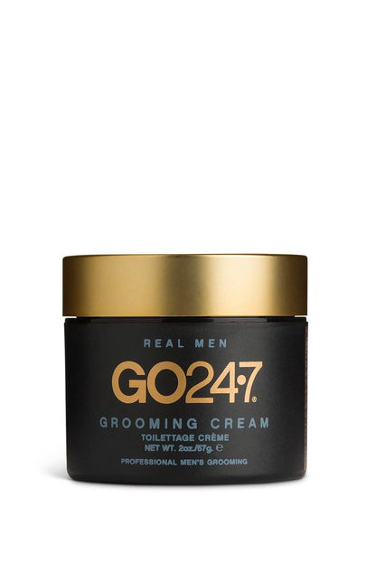 GO247 Styling Cream – Leichter Halt, Natürlicher Glanz für Herren – Bändigt Frizz & Fliegenhaare – Ideal für lockere, flexible Styles – Für nasses oder trockenes Haar, 60 ml