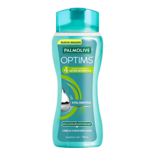 Palmolive Optims Nivel 4 Shampoo 700 ml – Pflegendes Volumen-Shampoo
