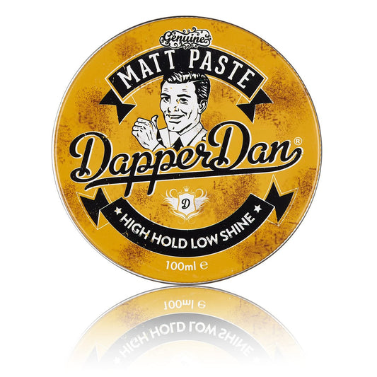 Dapper Dan Matt Paste – Hoher Halt, matter Look, flexibler Stil für Herren, 100 ml
