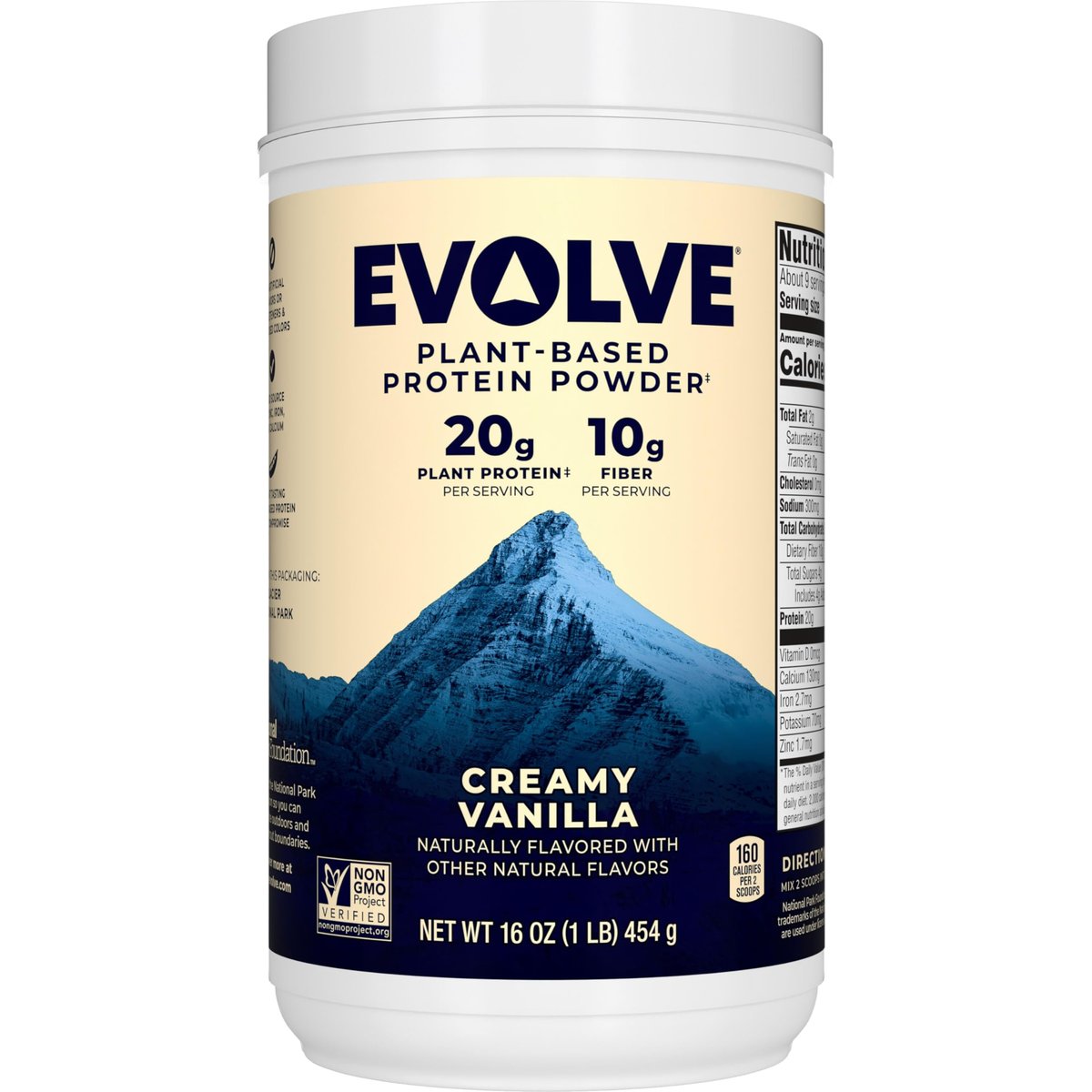 Evolve Protein Pulver, Ideal Vanille, 20g Protein, 1 Pfund
