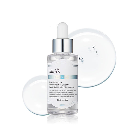DearKlairs Vitamin C Serum – Sanftes 5% reines Vitamin C & EGF-Peptide für ungleichmäßigen Hautton, Aufhellung, dunkle Flecken, empfindliche Haut, nicht reizend, koreanische Hautpflege 35 ml