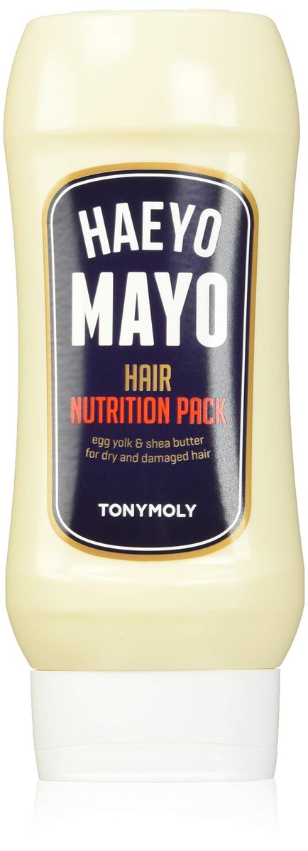 TONYMOLY Haeyo Mayo Haarconditioner Maske – Nährende Haarkur mit Eigelb & Sheabutter für trockenes, geschädigtes, krauses & brüchiges Haar