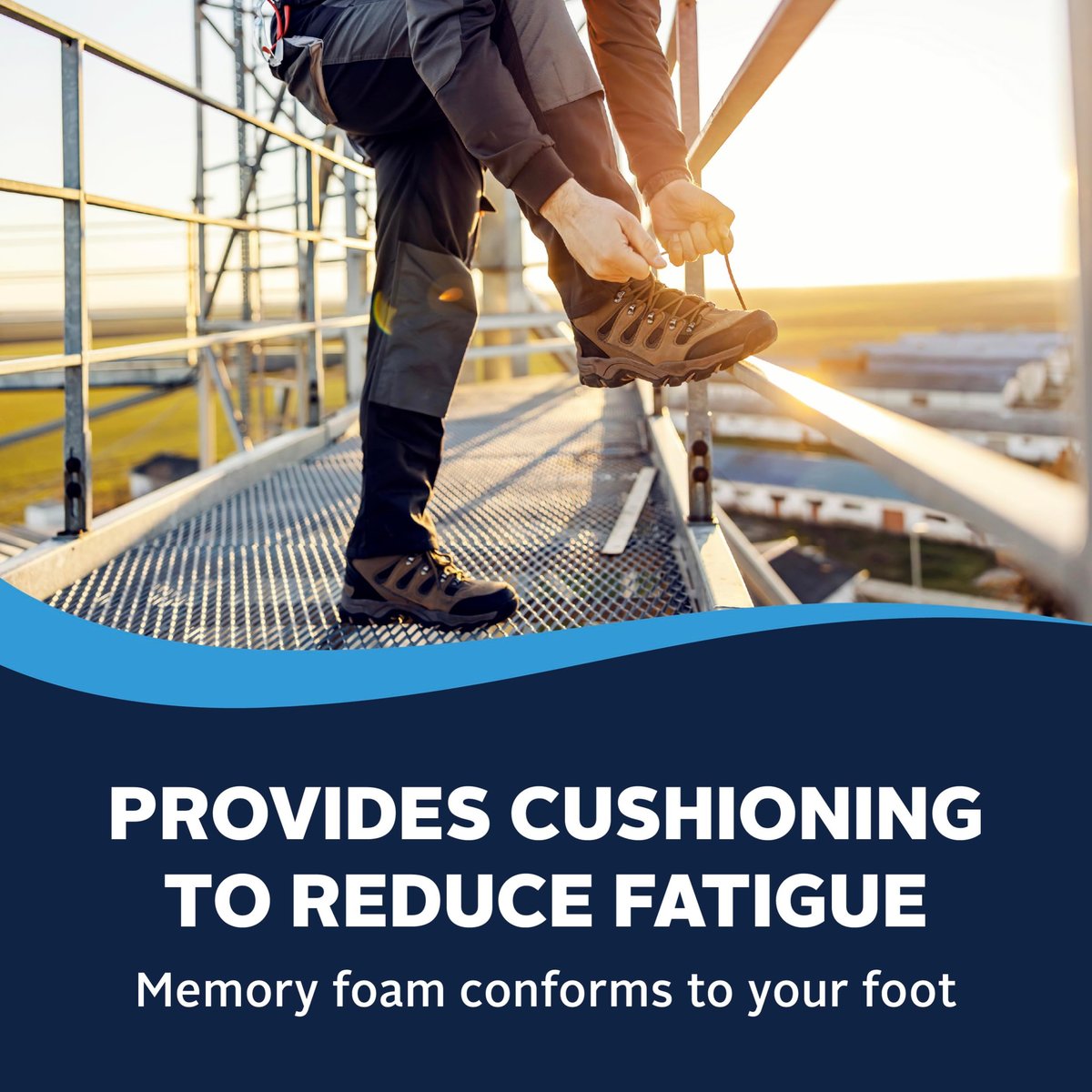 Airplus Ultra Work Memory Plus Einlegesohlen für Herren – Ganztägiger Komfort und Fußschmerzlinderung, Größe 7-13