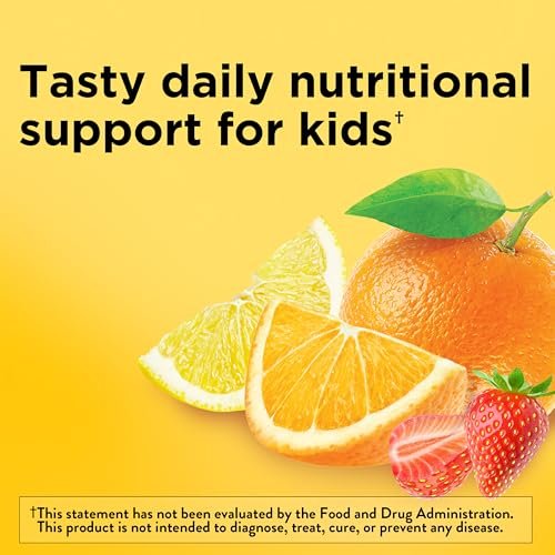 Nature Made Kids First Multivitamin mit Omega-3 – Gummy Multivitamine für Kinder mit Vitaminen und Mineralstoffen, 70 Gummis