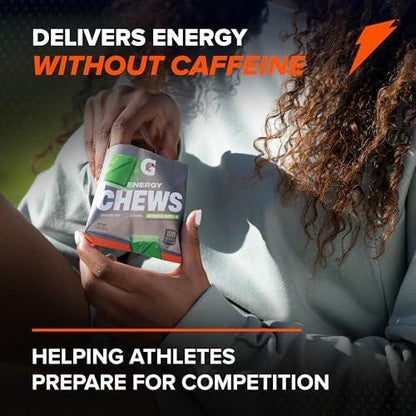 Gatorade Energy Chews Cool Blue – Koffeinfrei, mit B12, 100 Kalorien, 5er-Pack