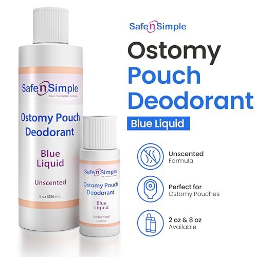 Safe n' Simple Stomabeutel-Deodorant – Geruchsneutralisierer für Kolostomiebeutel, 60 ml Tropfen