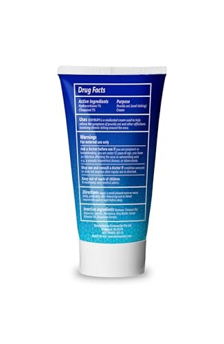 Dermoscribe Ichybum Anal Juckreiz Creme - Hämorrhoiden Juckreiz Creme bei chronischem Juckreiz, Hämorrhoiden & Fußpilz, mit Hydrocortison & Clioquinol, 28g