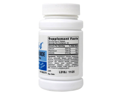 Rising Mag64 Magnesiumchlorid Nahrungsergänzungsmittel mit verzögerter Freisetzung 64 mg, 60 Tabletten (2er-Pack)