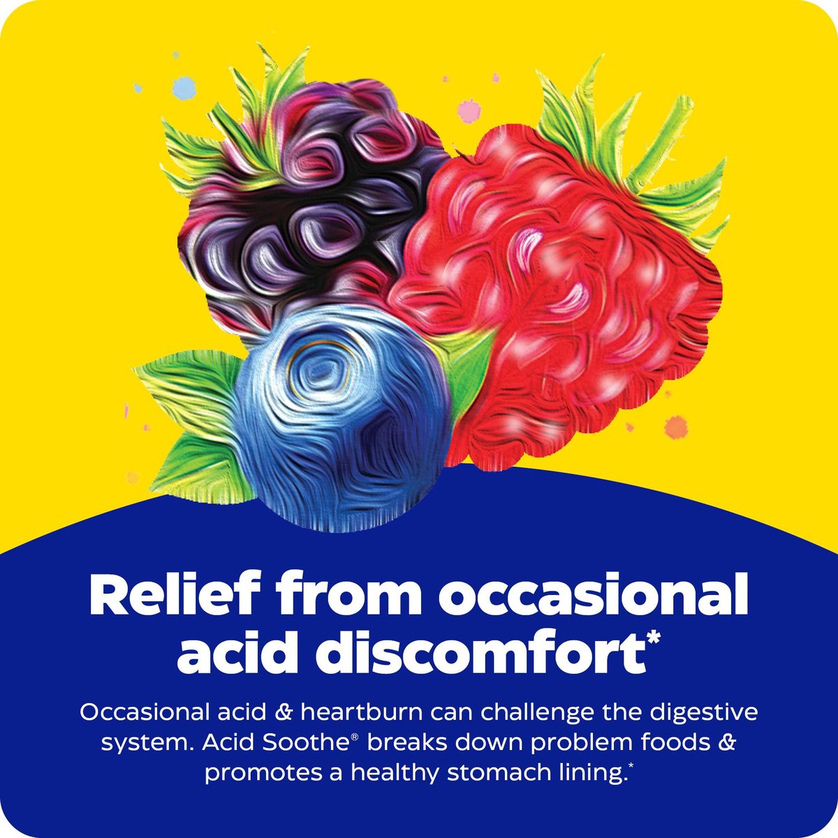 Enzymedica Acid Soothe Kautabletten – Linderung von Sodbrennen und Verdauungsstörungen, Stärkung der Magenschleimhaut, Vegan, Non-GMO, 60 Tabletten