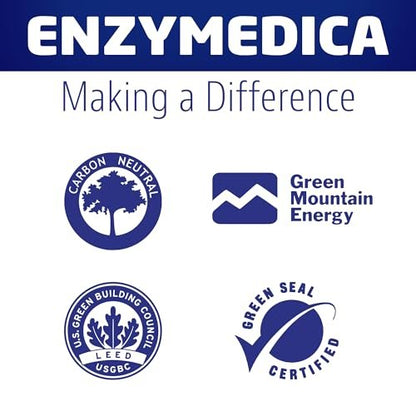 Enzymedica Betain HCl für Männer und Frauen - Betain-Hydrochlorid-Supplement mit Protease-Verdauungsenzymen, Verdauungsgesundheit, gelegentliches Sodbrennen & Verdauungsstörungen, vegan - 120 Kapseln