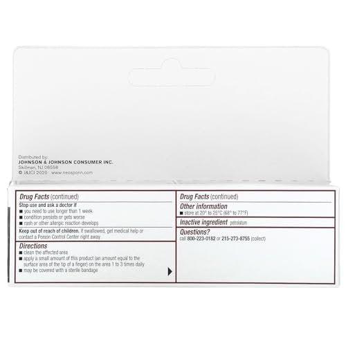 Polysporin Erste Hilfe Antibiotika-Salbe mit Bacitracin Zink & Polymyxin B Sulfat – Infektionsschutz & Wundpflege, Neomycin-frei, Reisegröße, 28 g