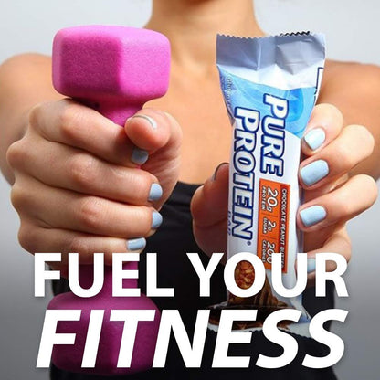 Pure Protein Riegel, Proteinriegel, High Protein, Nährstoffreicher Snack für Energie, Zuckerarm, Glutenfrei, Sortenpaket, 50g, 18er Pack