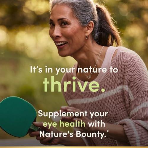 Nature's Bounty Lutein 20 mg Kapseln, 40 Stück – Nahrungsergänzungsmittel für die Augengesundheit