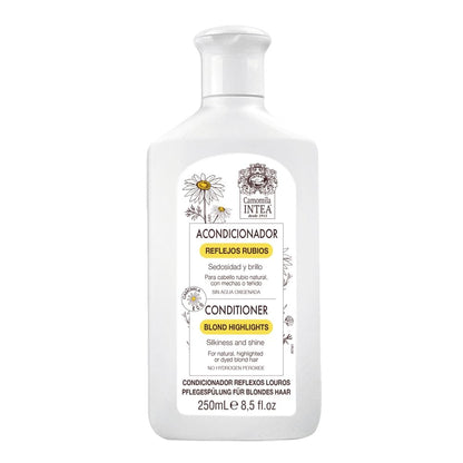 Intea Blonde Haarconditioner mit natürlichem Kamillenextrakt – Erhält und verstärkt blonde Haarfarbe – 250 ml