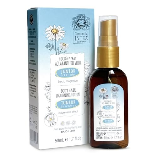 Camomila Intea Junior Körper-Haaraufheller für Kinder – Sprühflasche mit natürlichem Kamillenextrakt – Paraben- und Ammoniakfrei – 50 ml