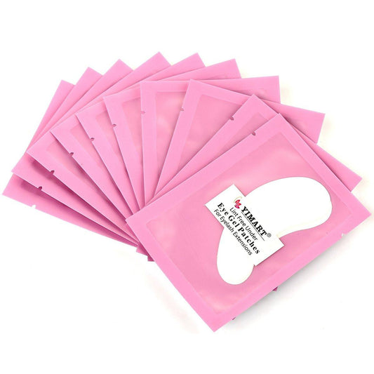 Yimart Professionelle fusselfreie Gel-Augenpads für Wimpernverlängerungen – 50 Paare