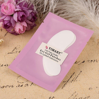 Yimart Professionelle fusselfreie Gel-Augenpads für Wimpernverlängerungen – 50 Paare