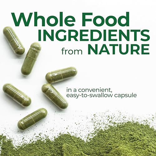 Country Farms Super Greens Vegicaps – 32 Superfoods, Ganzheitliches Nahrungsergänzungsmittel mit Grünzeug, Obst, Gemüse, Pilzen & Probiotika, Reich an Antioxidantien & Phytonährstoffen, 60 Kapseln, 30 Portionen