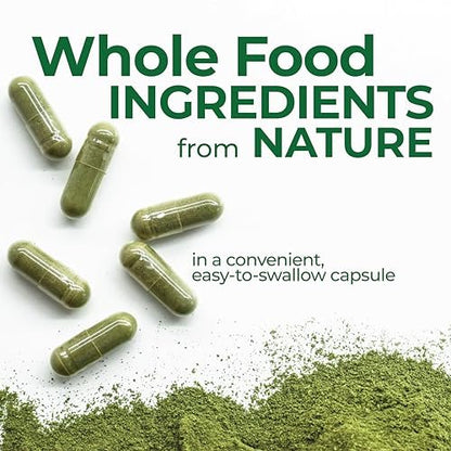 Country Farms Super Greens Vegicaps – 32 Superfoods, Ganzheitliches Nahrungsergänzungsmittel mit Grünzeug, Obst, Gemüse, Pilzen & Probiotika, Reich an Antioxidantien & Phytonährstoffen, 60 Kapseln, 30 Portionen