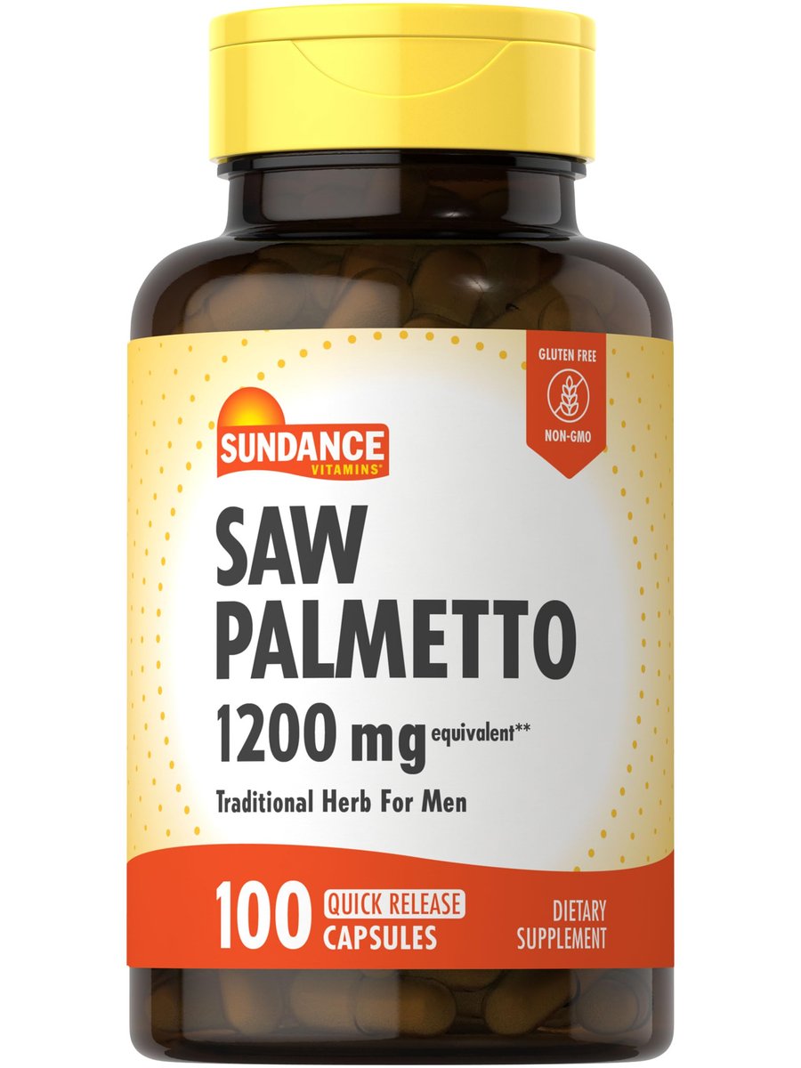 Sundance Sägepalme für Männer | 100 Kapseln mit schneller Freisetzung | Nahrungsergänzungsmittel, Nicht-GVO & Glutenfrei