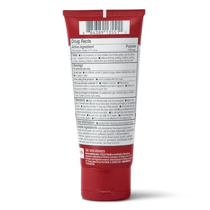 Medline Remedy Antimykotische Salbe, 2,5 oz – Wirksame Behandlung gegen Fußpilz und Ringelflechte, Einzeltube