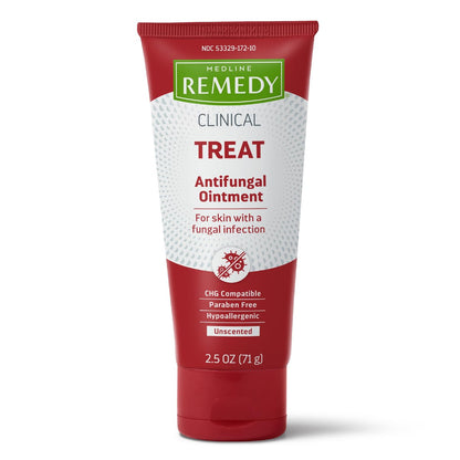 Medline Remedy Antimykotische Salbe, 2,5 oz – Wirksame Behandlung gegen Fußpilz und Ringelflechte, Einzeltube