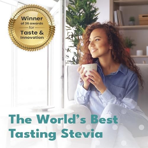 SweetLeaf Organic Stevia Pulver-Päckchen – Null Kalorien Süßstoff mit Stevia-Blatt-Extrakt, ohne künstliche Süßstoffe, zuckerfrei, keto-freundlich, nicht-GVO, glutenfrei – 70 Päckchen (Packung mit 1)
