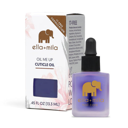 ella+mila Premium Nagelhautöl für Nagelwachstum – Pflege für Fingernägel mit Lavendel & Vitamin E – Stärkendes Nagelöl für geschädigte Nägel – Natürliche Nagelhautfeuchtigkeitscreme (0,45 fl oz)