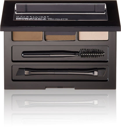 Maybelline New York Brow Drama Pro Augenbrauen-Palette, Weiches Braun, 2,8 g