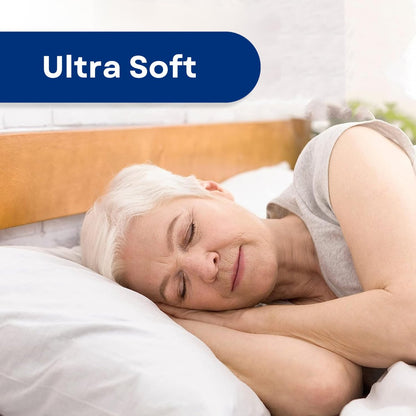 RMS Ultra Soft 4-Lagige waschbare und wiederverwendbare Inkontinenz-Bettauflage - Wasserdichte Bettschutzauflage, 24" x 36"