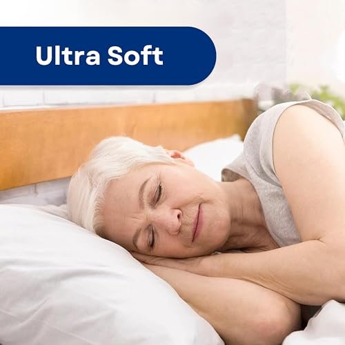 RMS Ultra Soft 4-Lagige waschbare und wiederverwendbare Inkontinenz-Bettauflage - Wasserdichte Bettschutzauflage, 24" x 36"