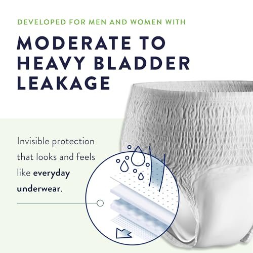 Prevail Inkontinenz Slip für Männer & Frauen, maximale Saugfähigkeit, Jugend/Klein, 22 Stück