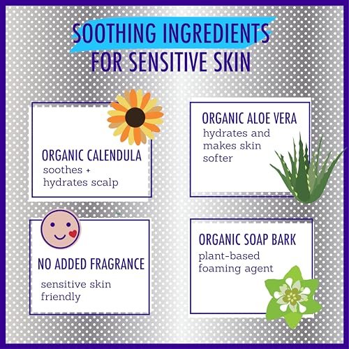 California Baby Shampoo + Body Wash | Super Sensitive Unscented | Sanfte Kinderpflege für Kids + Teens | 100% pflanzlich | Hypoallergen | 8,5 oz