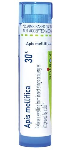Boiron Apis Mellifica 30C Homöopathisches Mittel gegen Insektenstiche - 80 Kügelchen