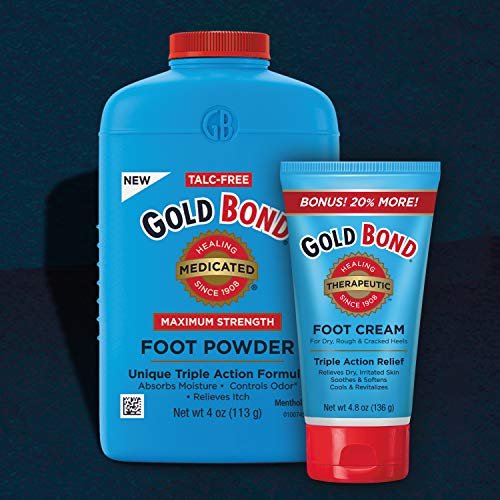 Gold Bond Medizinisches Fußpuder 4 oz – Maximale Stärke gegen Geruch und Juckreiz