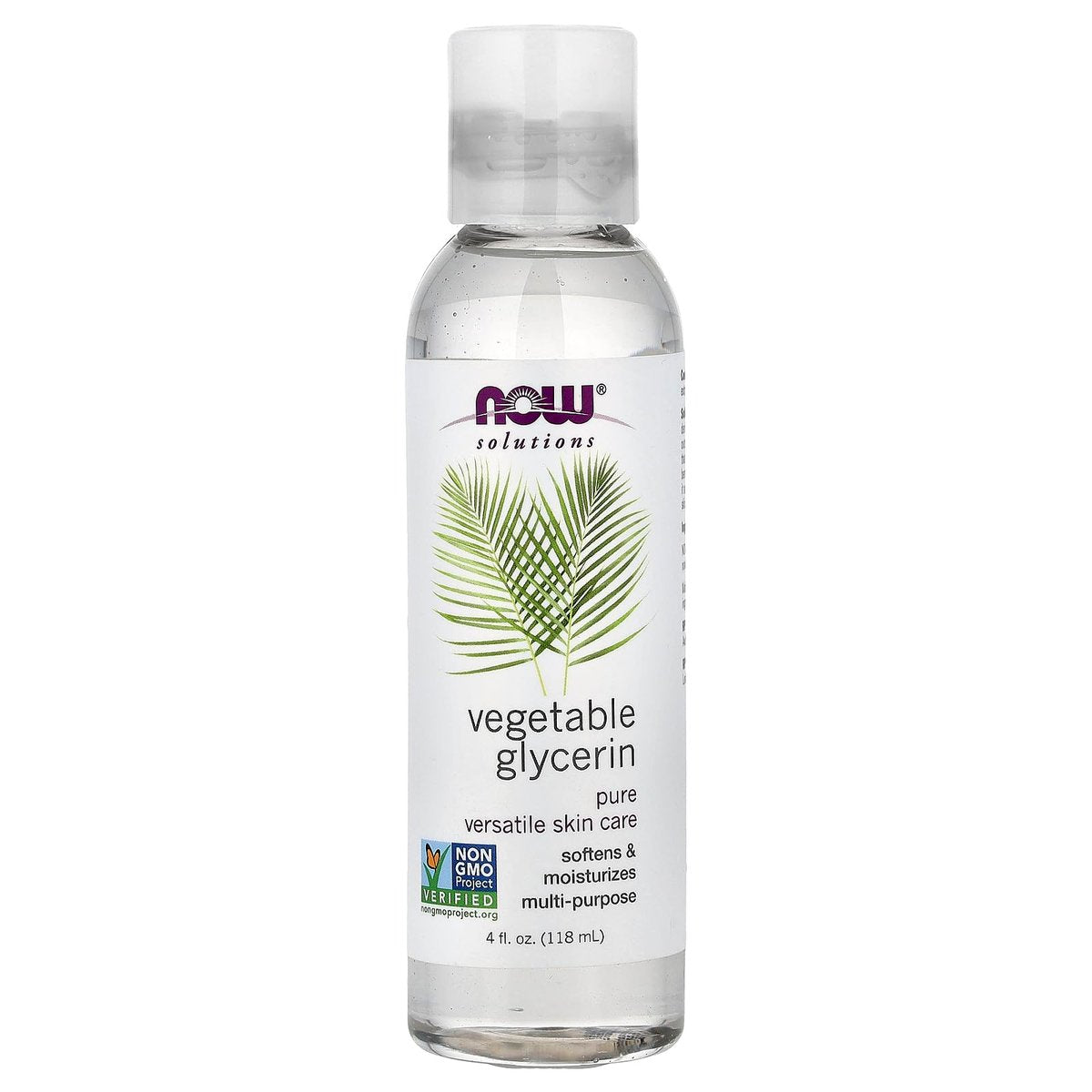 NOW Foods Pflanzliches Glycerin, 118 ml – Feuchtigkeitsspender für Haut, Haare und DIY-Kosmetik