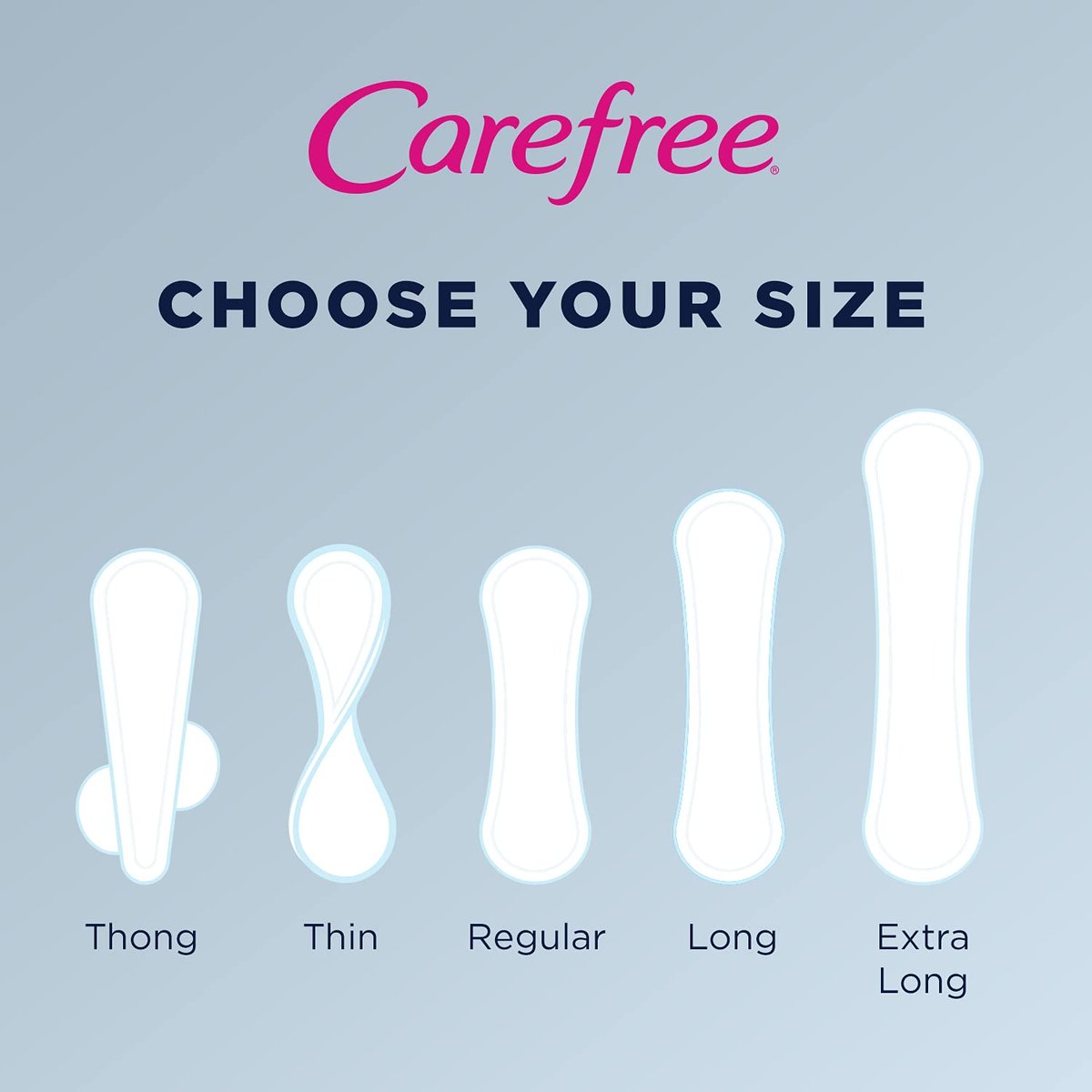 Carefree Acti-Fresh Body Shaped Slipeinlagen, frischer Duft, 54 Stück (1 Packung)