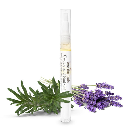Bee Naturals Quick Fix Cuticle Oil Pen – Vitamin E angereicherter Nagelhaut-Pflegestift mit Lavendel & Zitrone – Ideal für unterwegs – Tierversuchsfrei