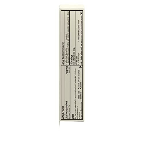 Aveeno Maximum Strength 1% Hydrocortison Anti-Juckreiz Creme mit Triple Oat, Aloe & Vitamin E – Linderung bei Ekzemen, Psoriasis, Insektenstichen, Giftefeu, Gifteiche & Waschmitteln, 28 g