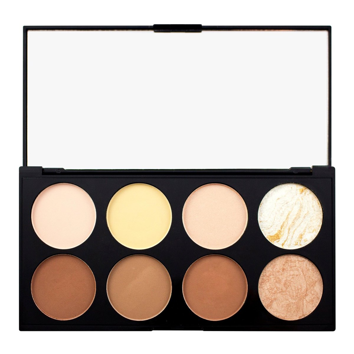 Makeup Revolution Ultra Contour Palette – Kontur- und Highlighter-Palette für definierte Gesichtszüge, vegan, 13 g
