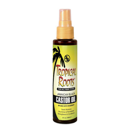 Bronner Brothers Tropical Roots Black Castor Oil mit Rosmarin, 5 Fl Oz