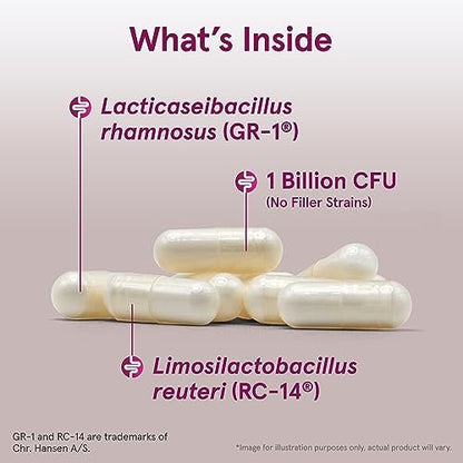 Jarrow Formulas Fem-Dophilus – Vaginale Probiotika 1 Milliarde KBE mit 2 wissenschaftlich gestützten Stämmen, Nahrungsergänzungsmittel für Vaginal- und Harnwegsunterstützung, 30 Kapseln, bis zu 30 Tage Versorgung, haltbar